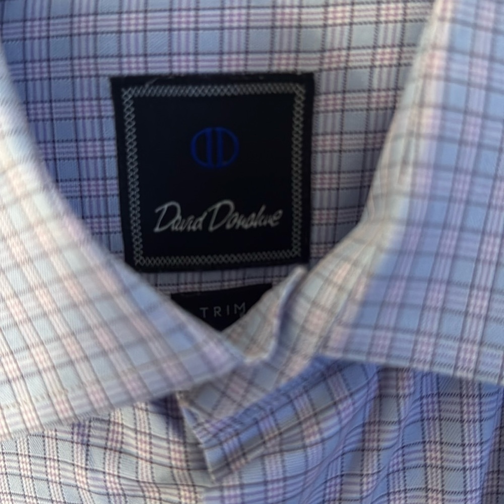 David Donahue dress shirt - 16.5 x 36/37